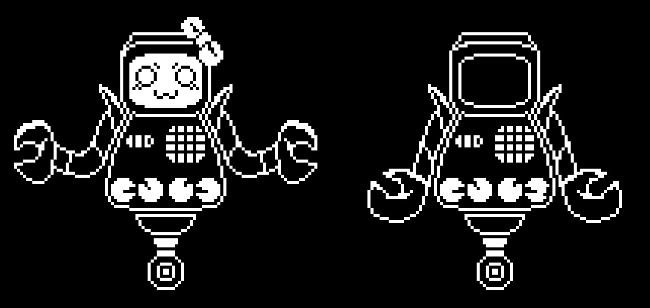 Undertale Video Game Inspired Sprite Art 