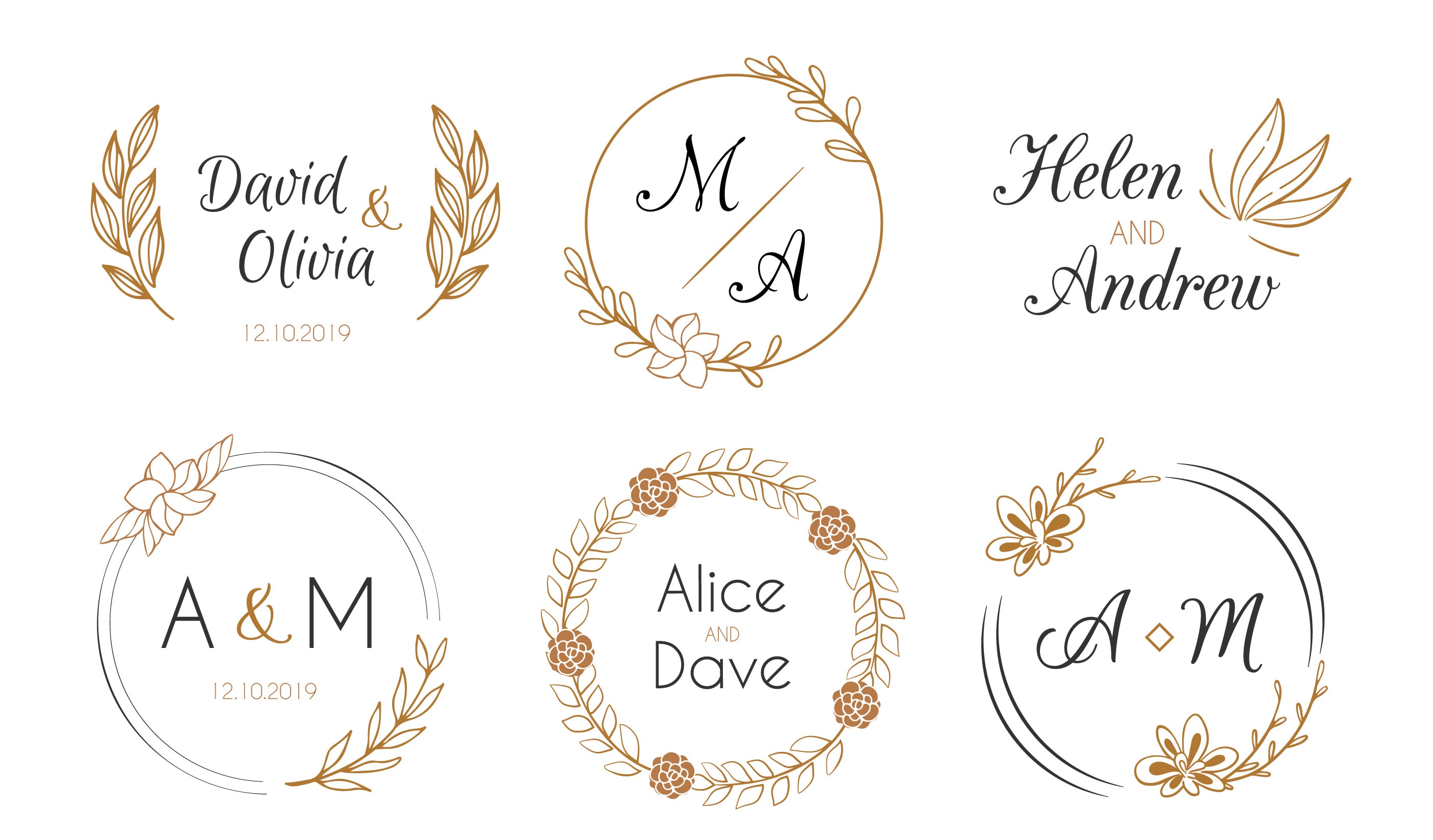 Wedding logo design