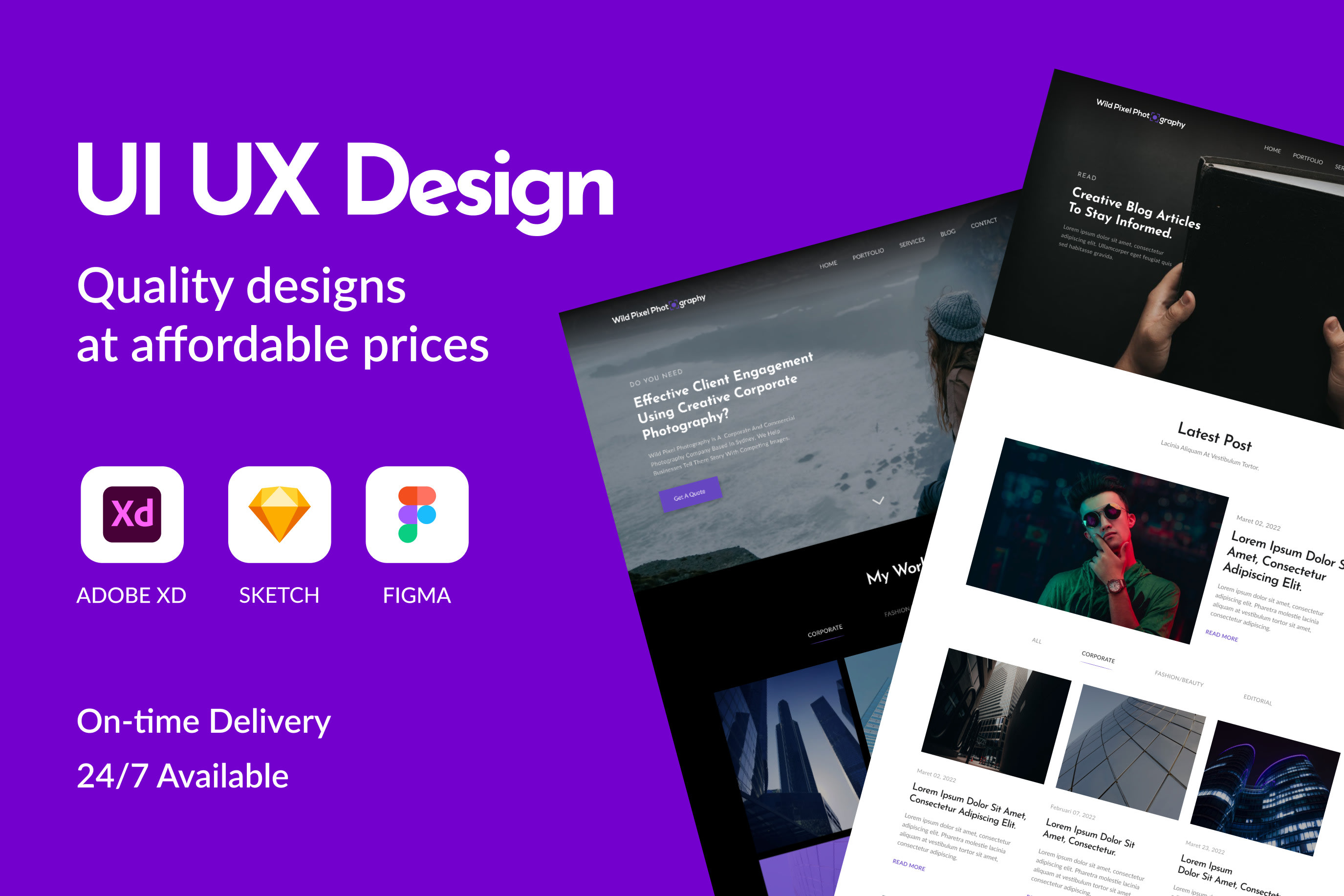 Do Website Ui Ux Design And Landing Page Ui Ux Design By Obaidwani | Fiverr