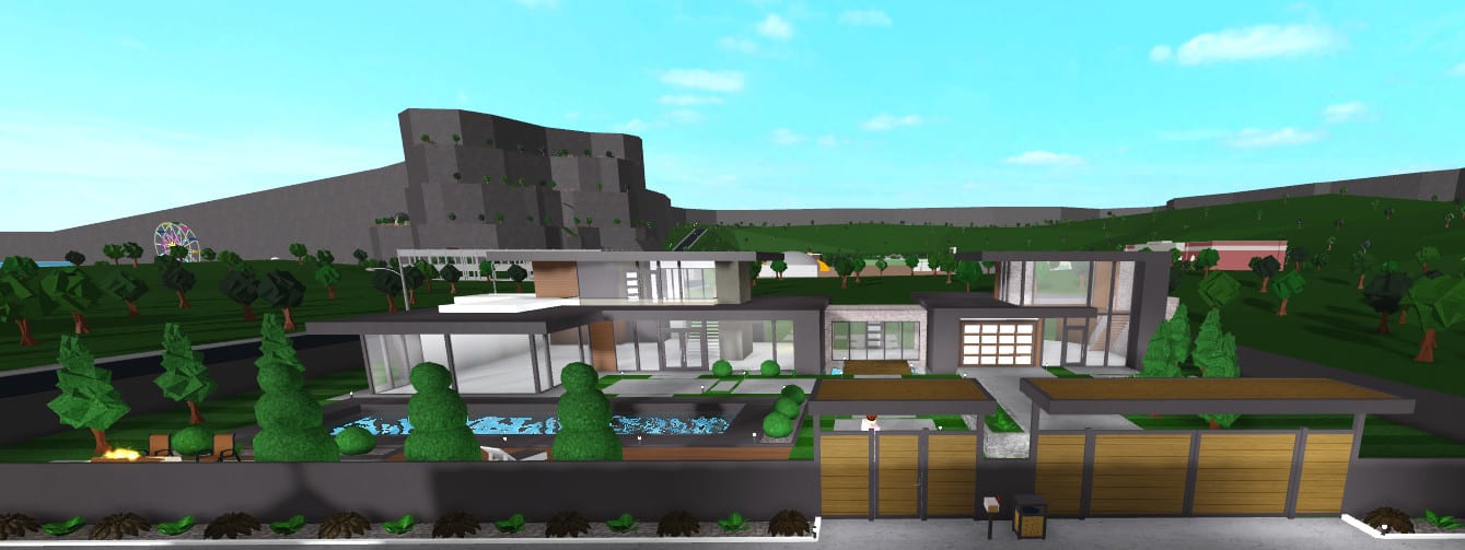 Build You A Simple Modern House In Roblox Bloxburg By Peterisnt Here - roblox bloxburg bloxburg modern house