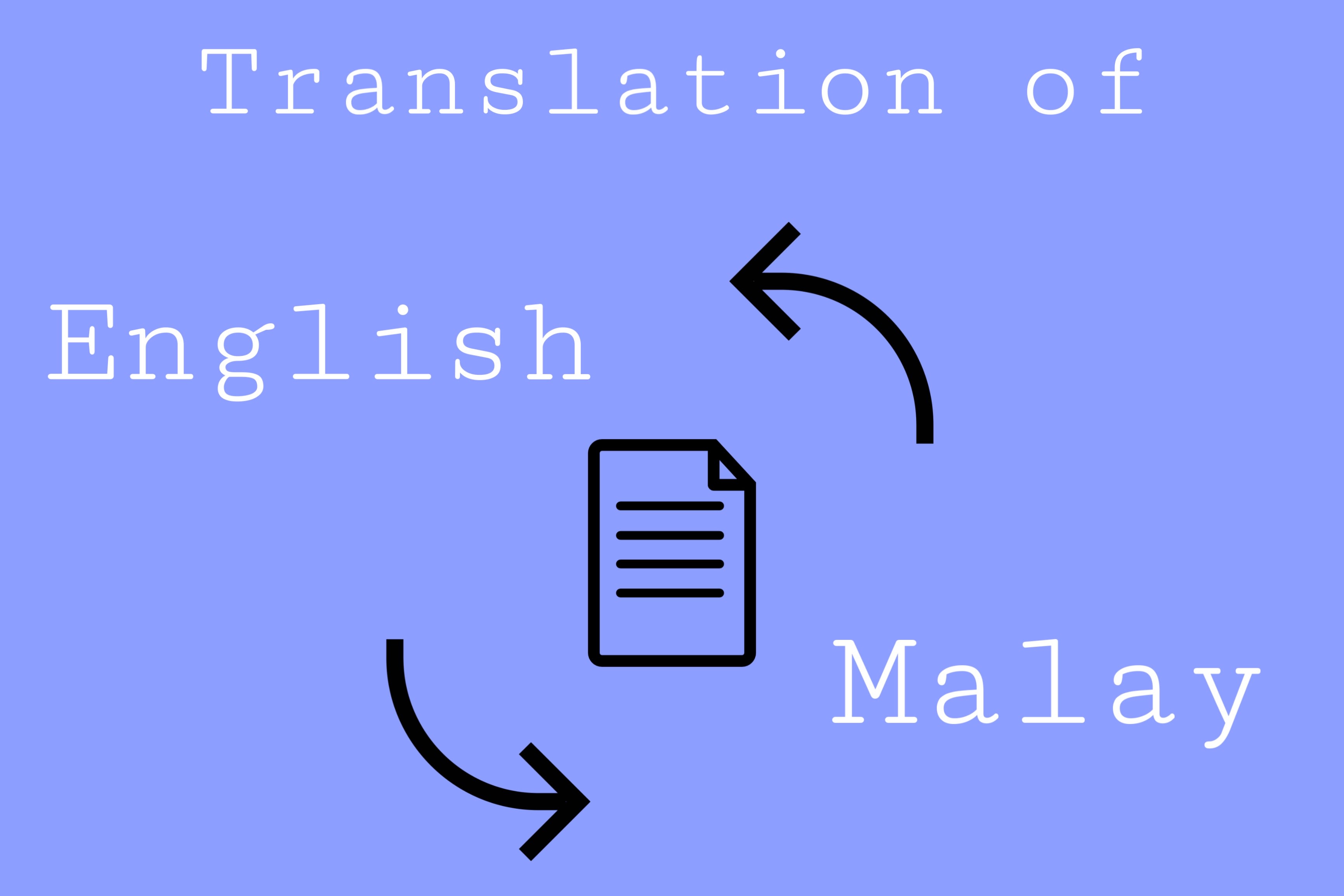 Translate Bahasa Malaysia Or Malay To English And Vice Versa By Aina Writes