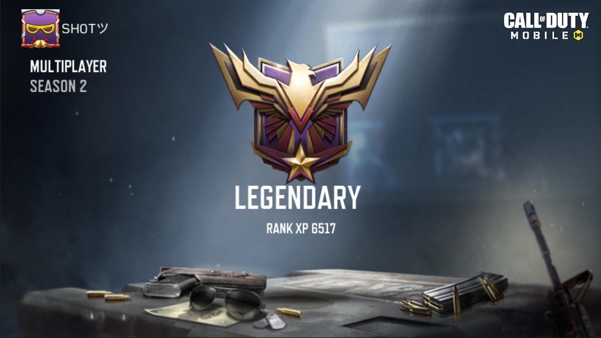 get you to rank legendary in cod mobile