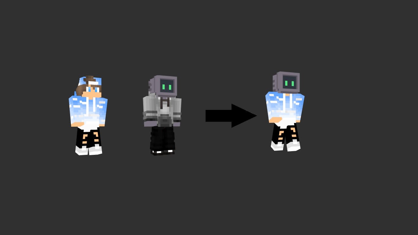 Combine Two Minecraft Skins Of Your Choice By Apthyperox Fiverr
