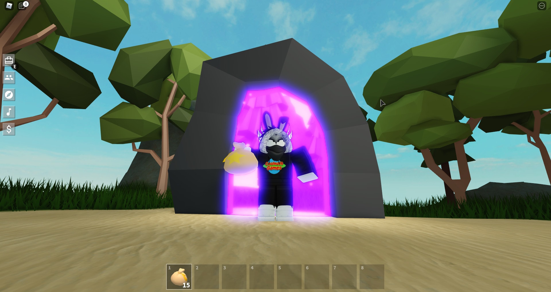 roblox island game gods