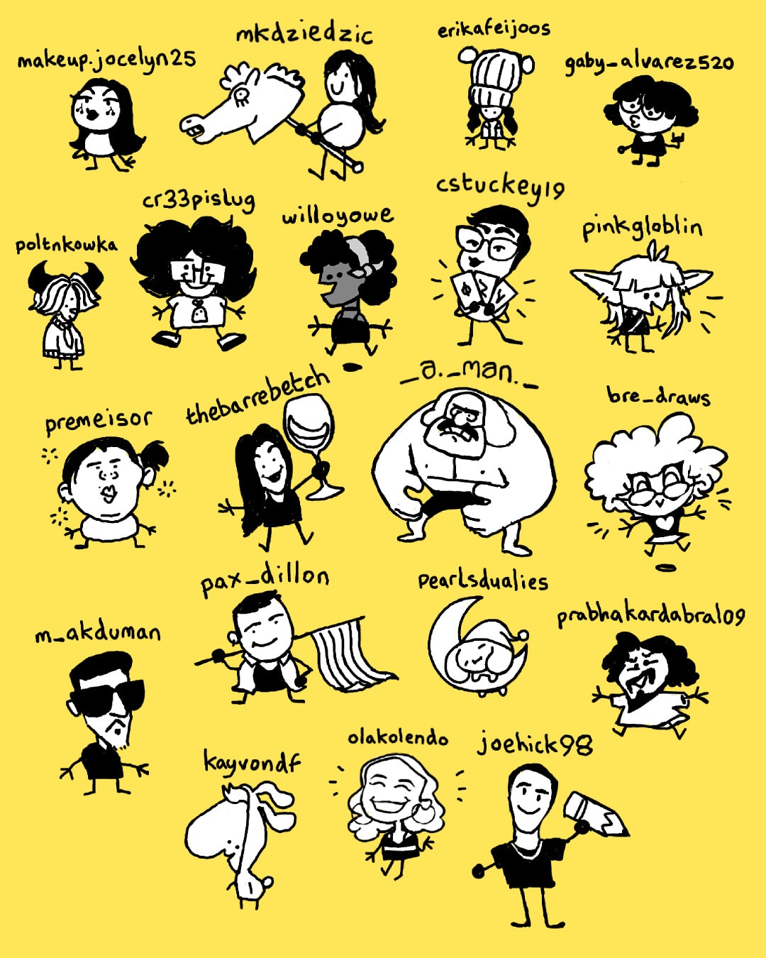 Draw you as a funny little stick person by Studiosaurus | Fiverr Draw you as a funny little stick person by Studiosaurus | Fiverr