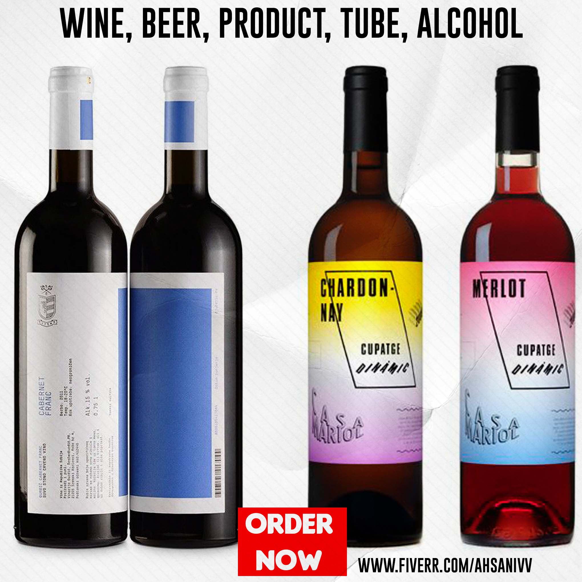 Download Eye Catching Wine Bottle Label Product Label Bear Label Alcohol Design Mockup By Ahsanivv Fiverr