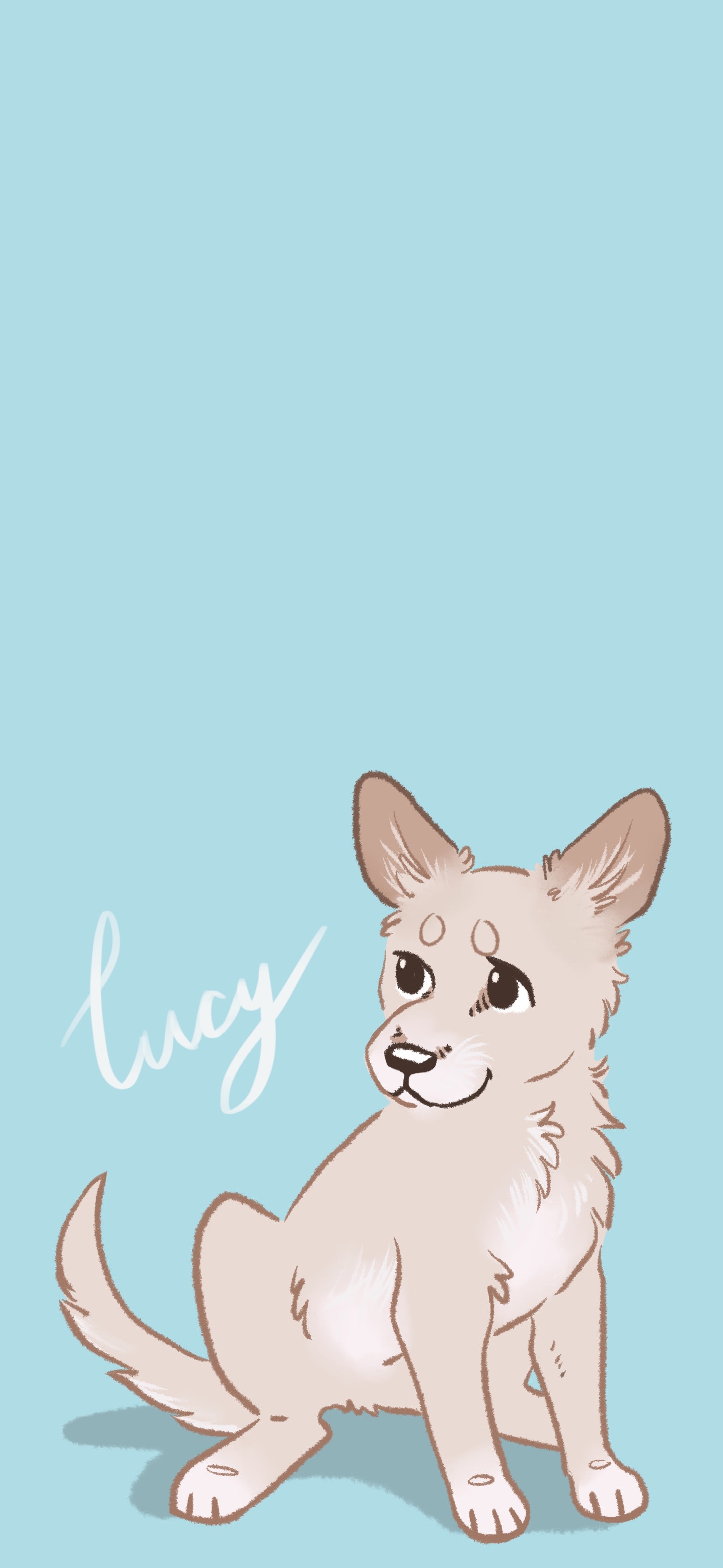 Draw a cute iphone wallpaper of your dog or cat by Nancyberumen ...