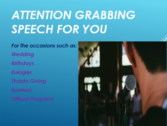 attention grabber for speech