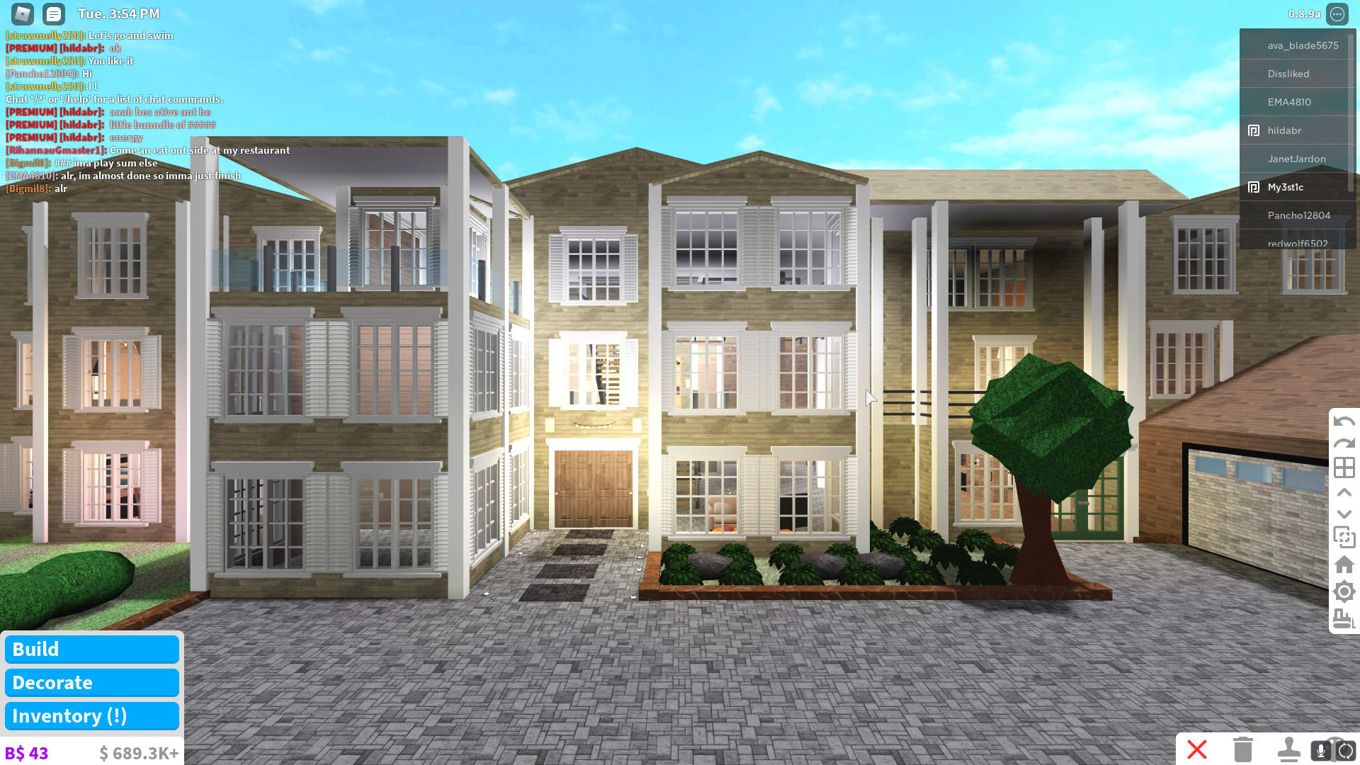Roblox Bloxburg House Build! Very Big Mansion