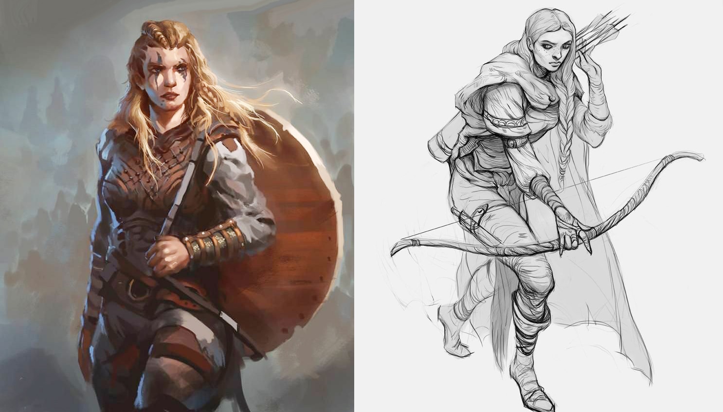 Fantasy Character Sketches