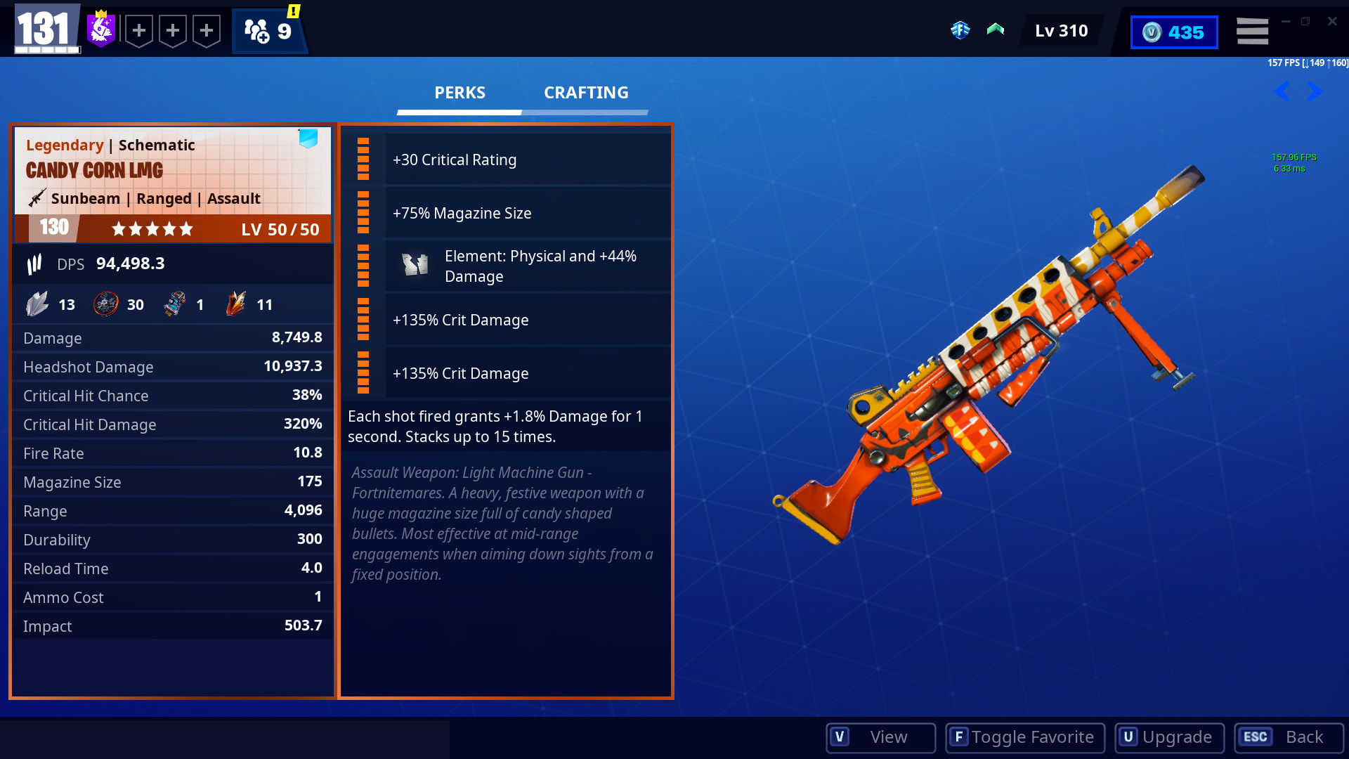 Sell The Candycorn Lmg 130 Godrolled With The New 6th Perk By Fortplugstw Fiverr