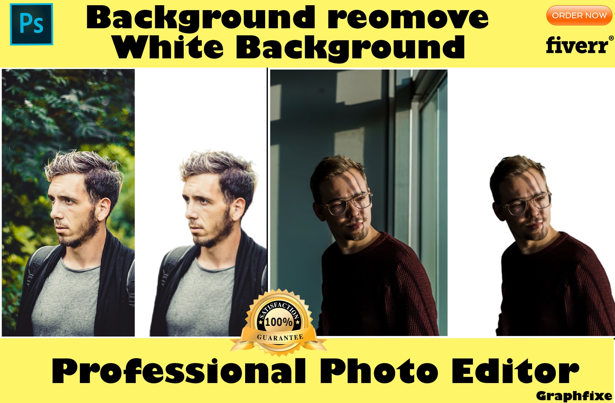 Do photoshop editing remove background face swap by Graphfixe | Fiverr