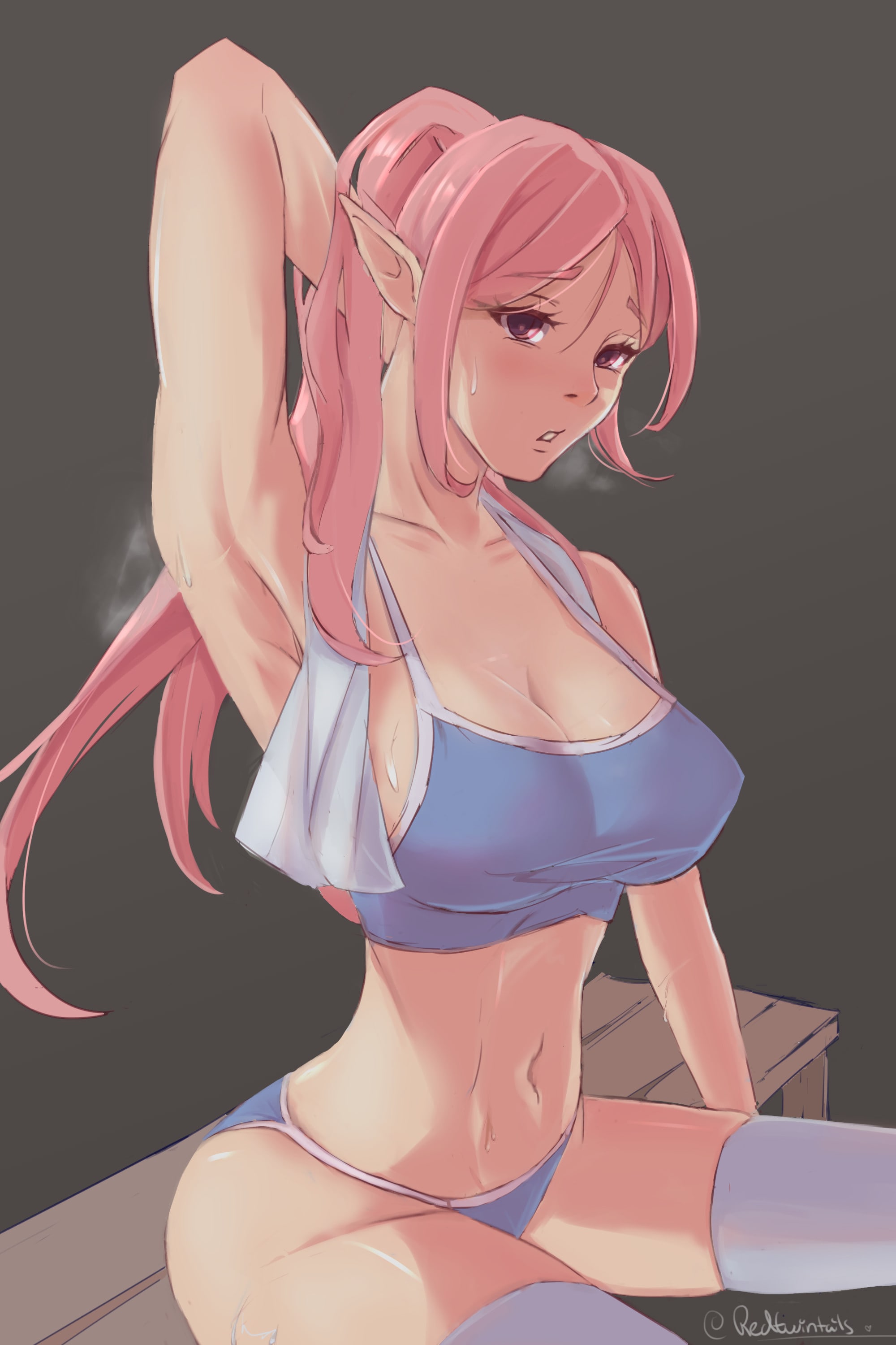 Anime girl nsfw