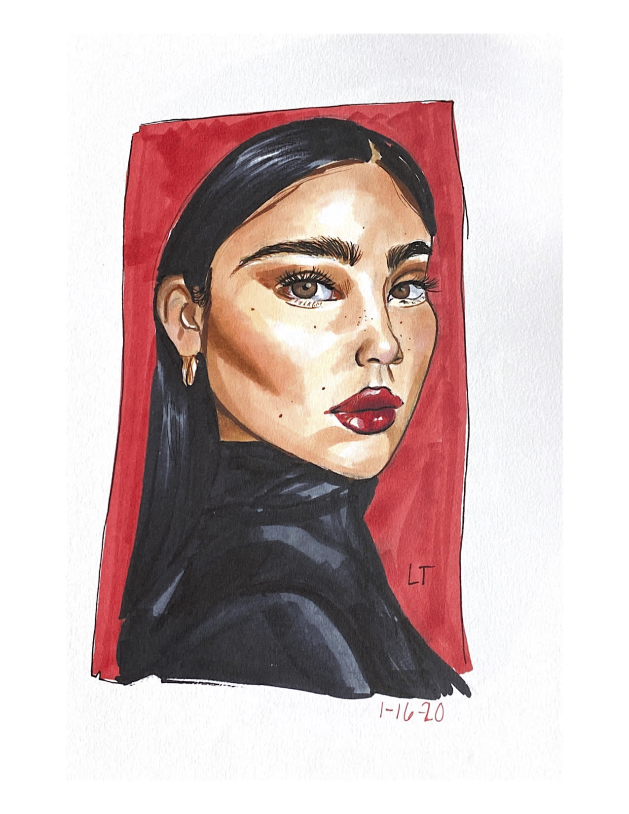 Draw A Realistic Portrait With Copic Markers By Tarutisarts Fiverr Pretty sure this is my first full color realism car drawing. draw a realistic portrait with copic markers
