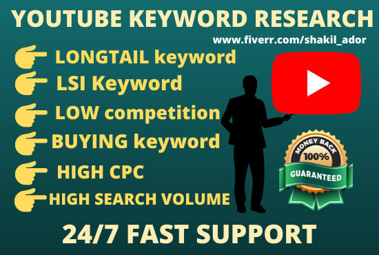 Do Youtube Keyword Research In 2 Hour By Shakil Ador Fiverr