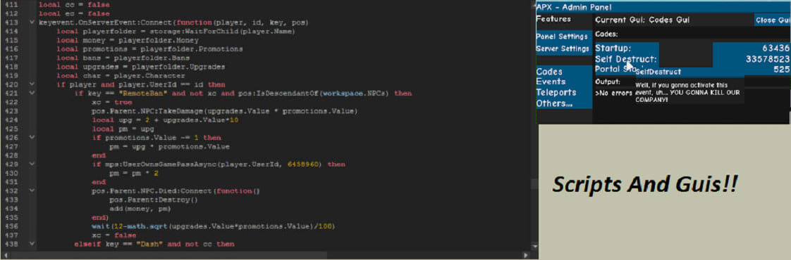 admin panel roblox script