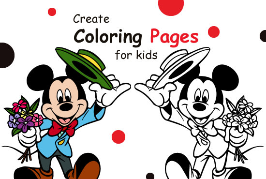 Create Awesome Coloring Book Pages For Kids By Sayemstudio