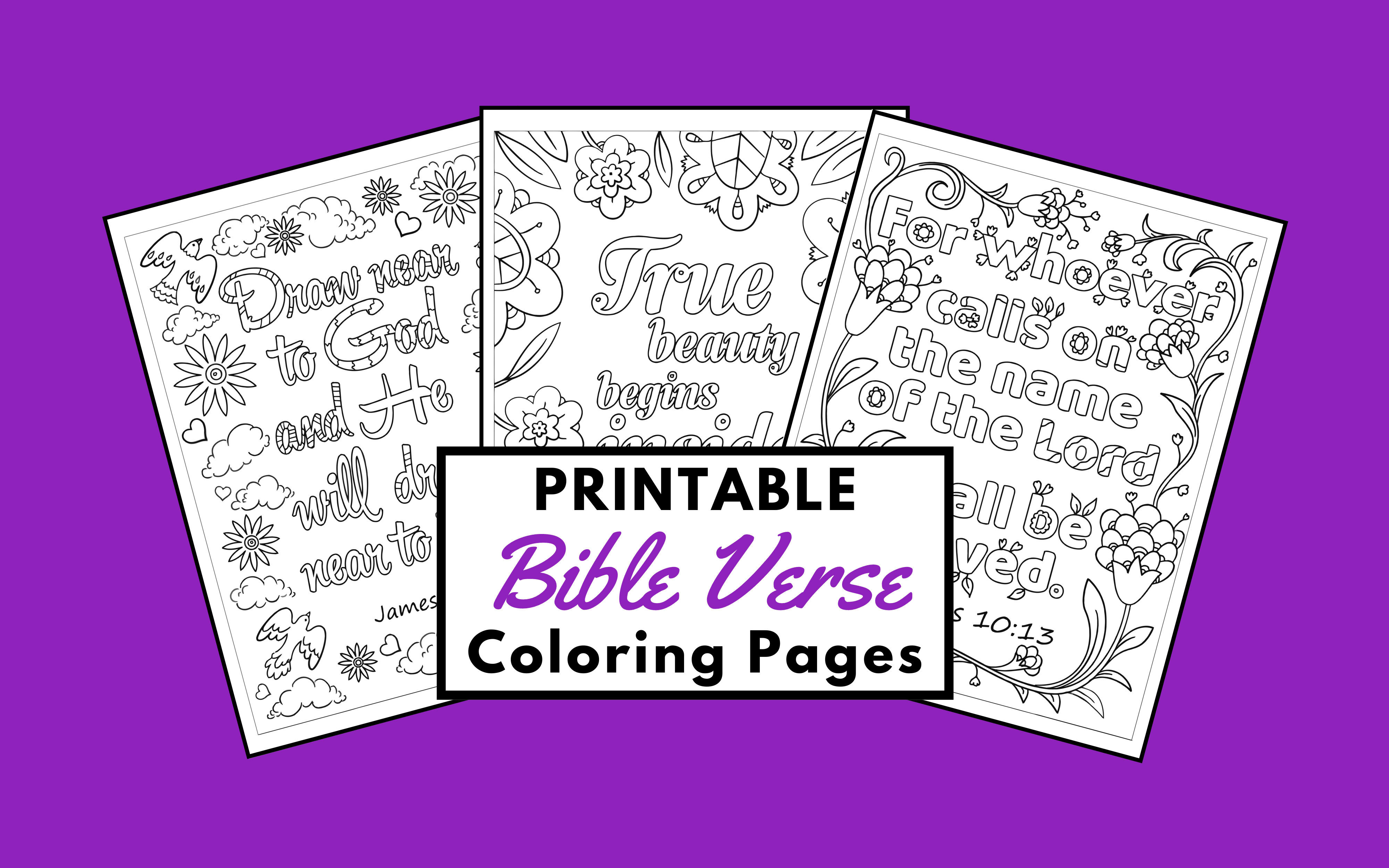 Download Send You 30 Bible Verse Coloring Pages By Relicaaa Fiverr