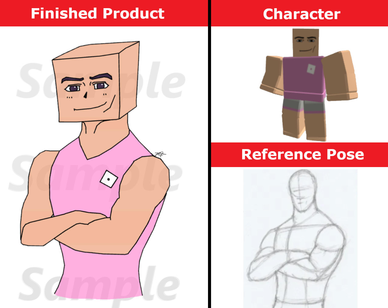 Draw Your Roblox Character In Roblox By Lonelylilotaku Fiverr - roblox character poses