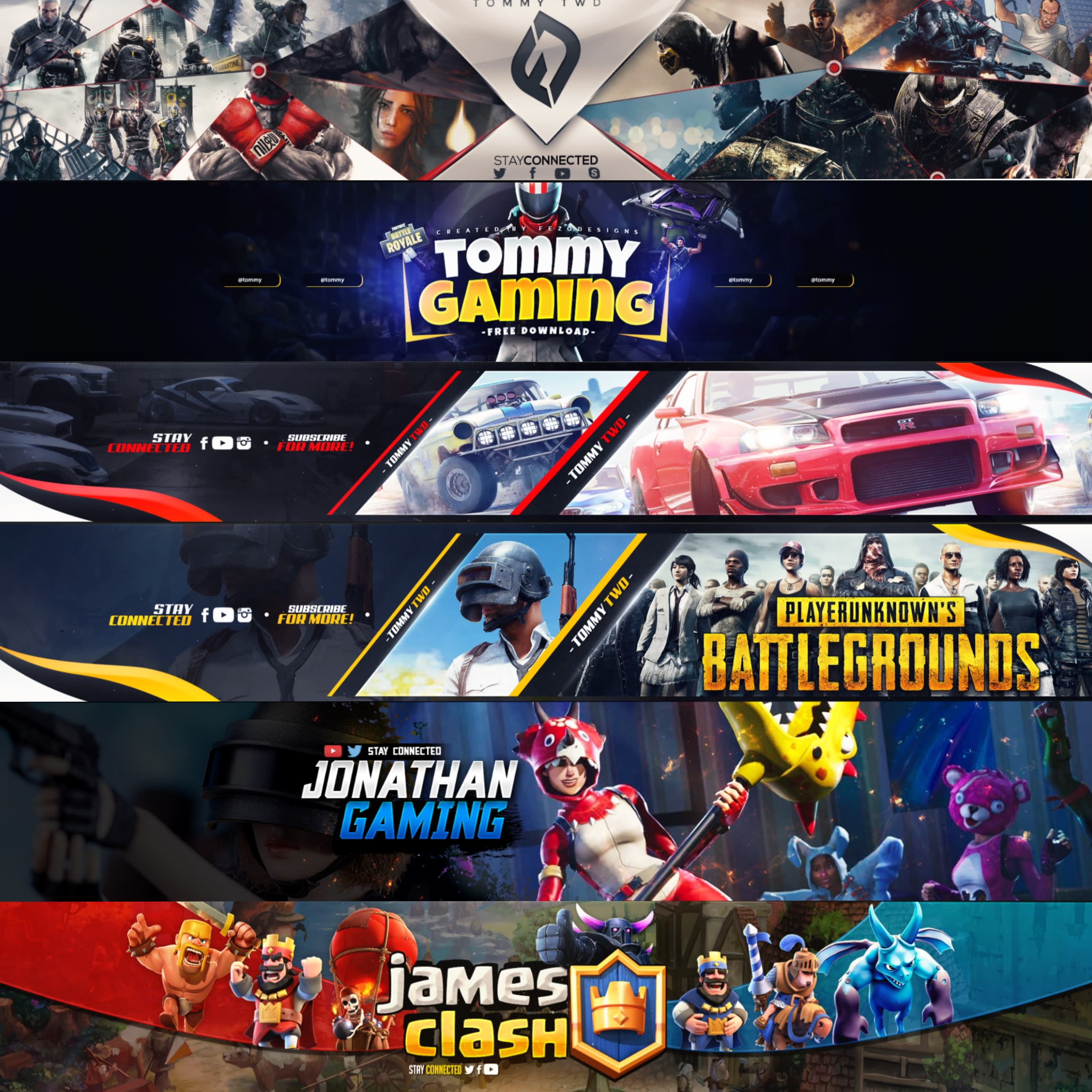 Pro Gaming  Banner Template, FezoDesigns