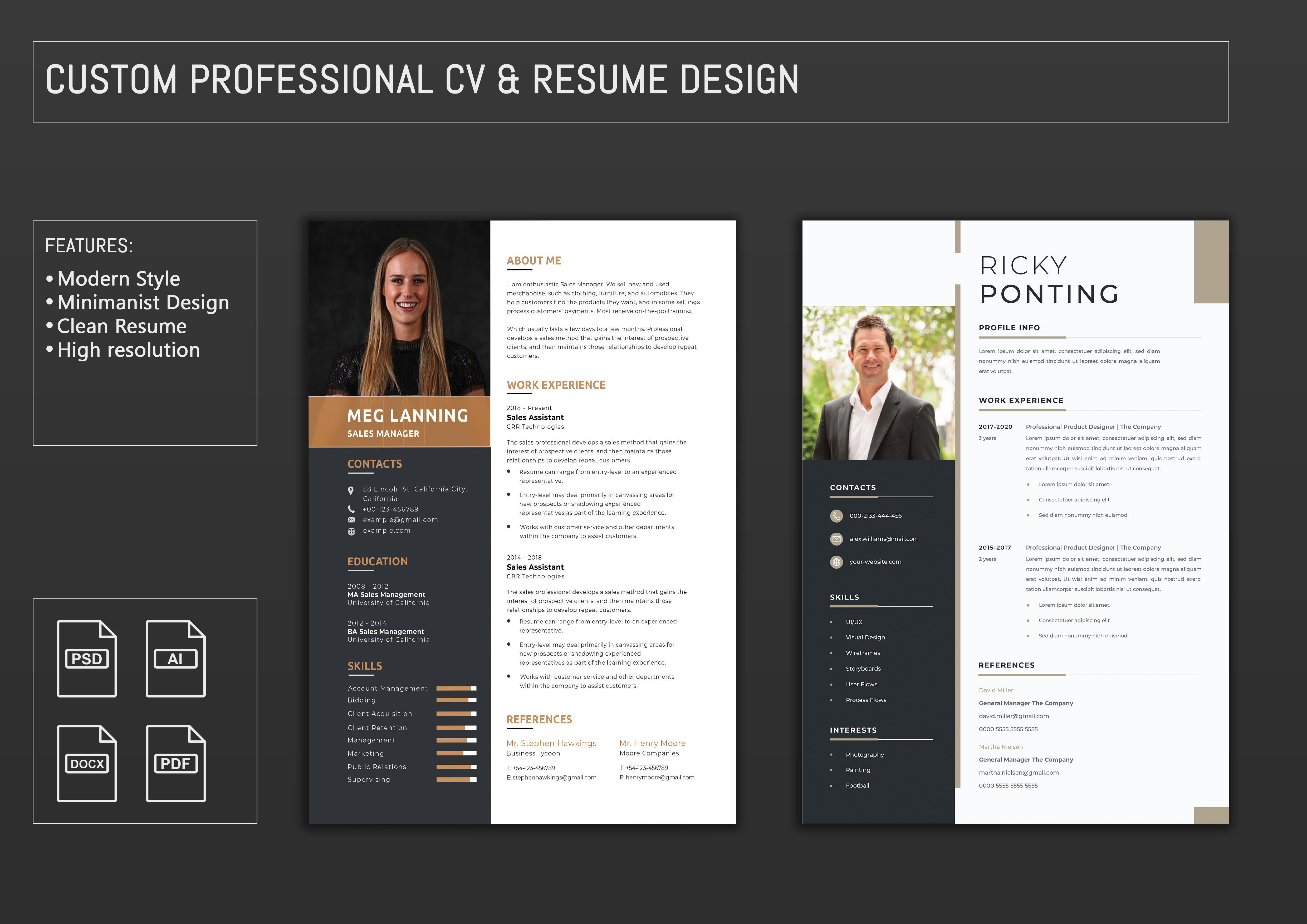 Make Professional Cv Resume And Portfolio Design By Sa Architects Fiverr