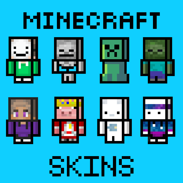 pixel art  Minecraft Skins