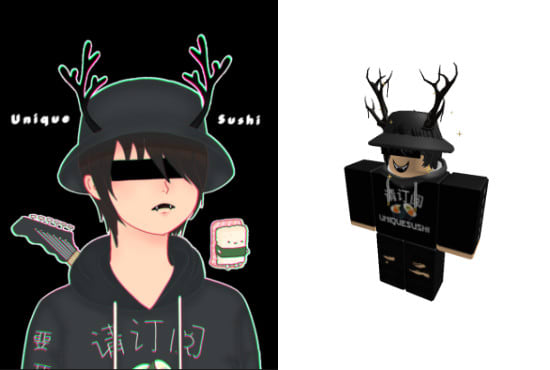 Draw Your Roblox Avatar For Your Pfp On Discord Or Youtube By Sushiunique Fiverr - roblox discord profile picture maker