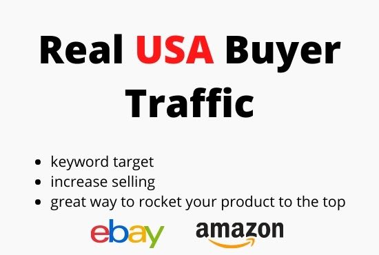 Send Real Usa Buyer Traffic For Amazon Ebay And Etsy By Nirmalishara