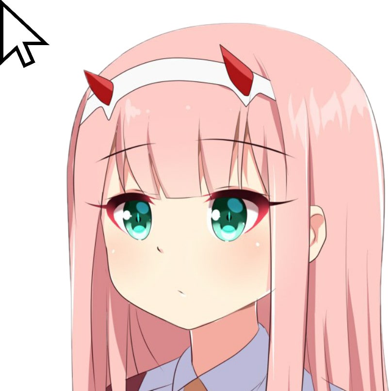 Darling in the Franxx Zero Two cursor – Custom Cursor