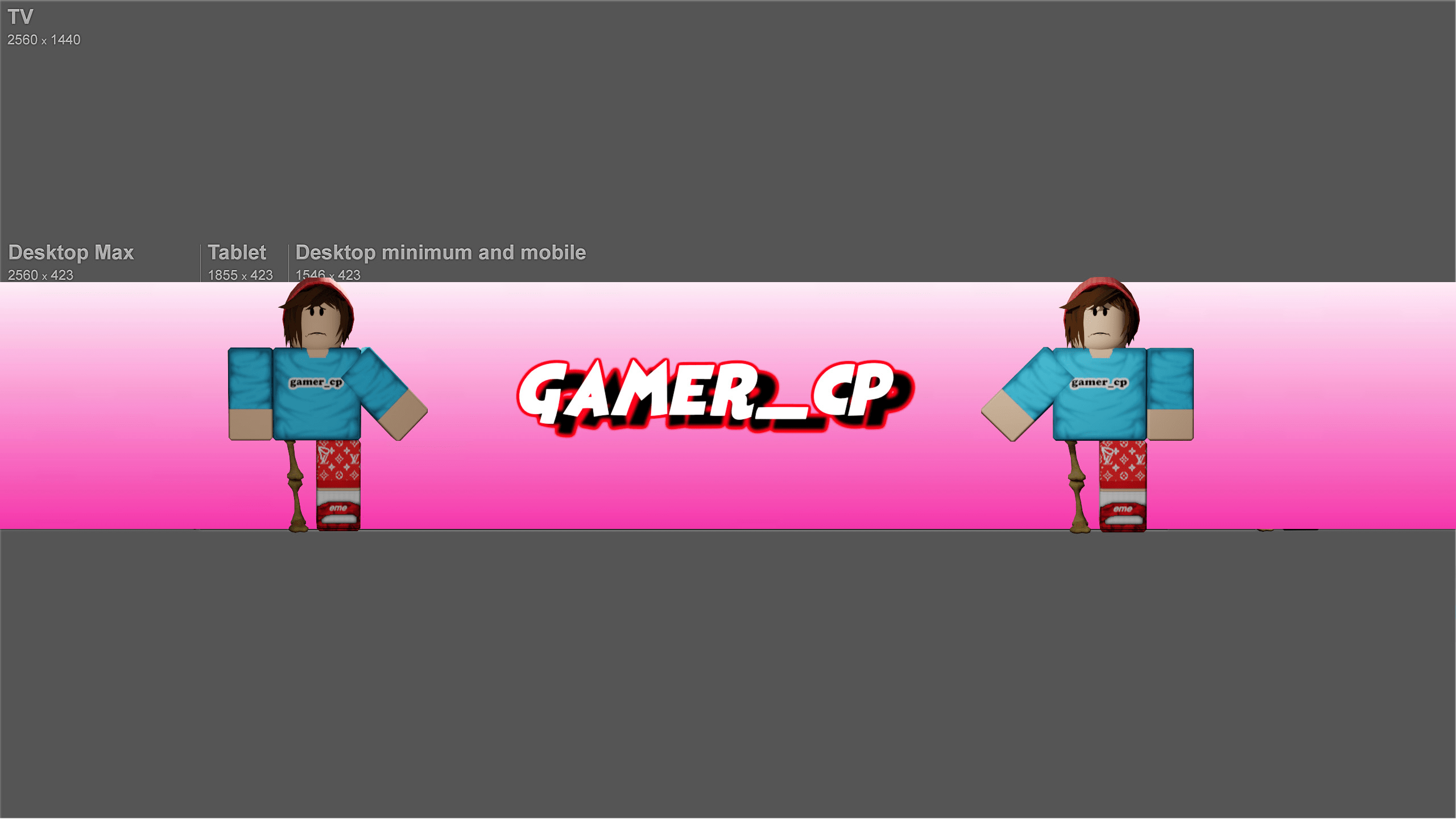 Roblox Banners And Thumbnail By Gamer Cp Fiverr - imagen de banner roblox