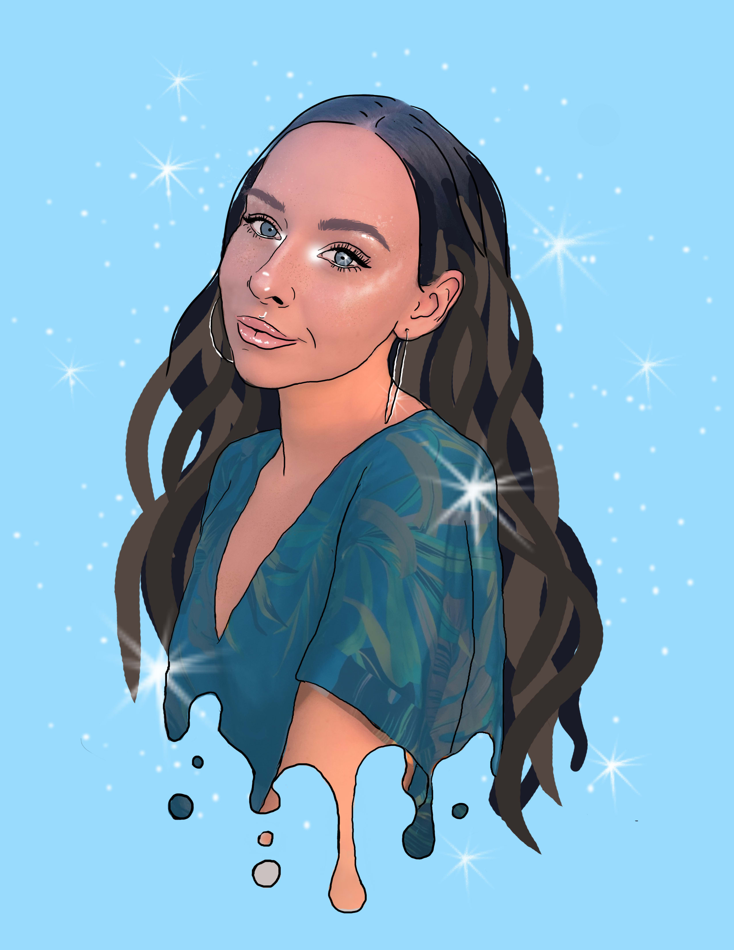 Create a trendy instagram cartoon for your profile picture by Lodoyle |  Fiverr