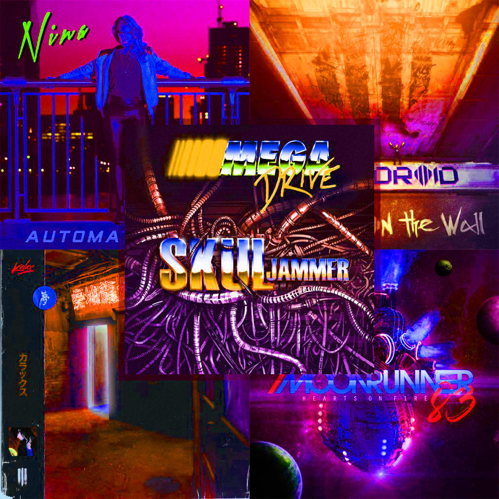 Design your retro synthwave album cover art or music artwork by 