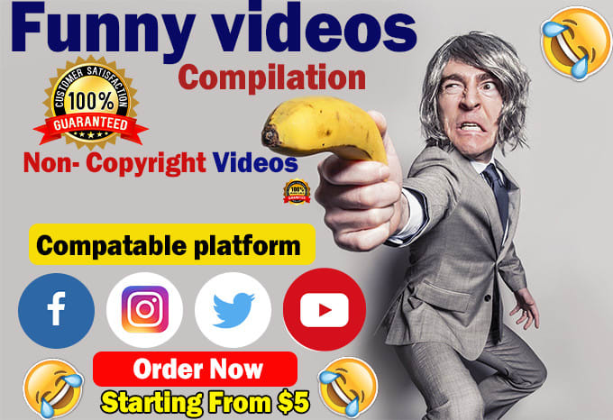 Create Funny Compilation Videos For Youtube Channel By Sauravsk236 Fiverr