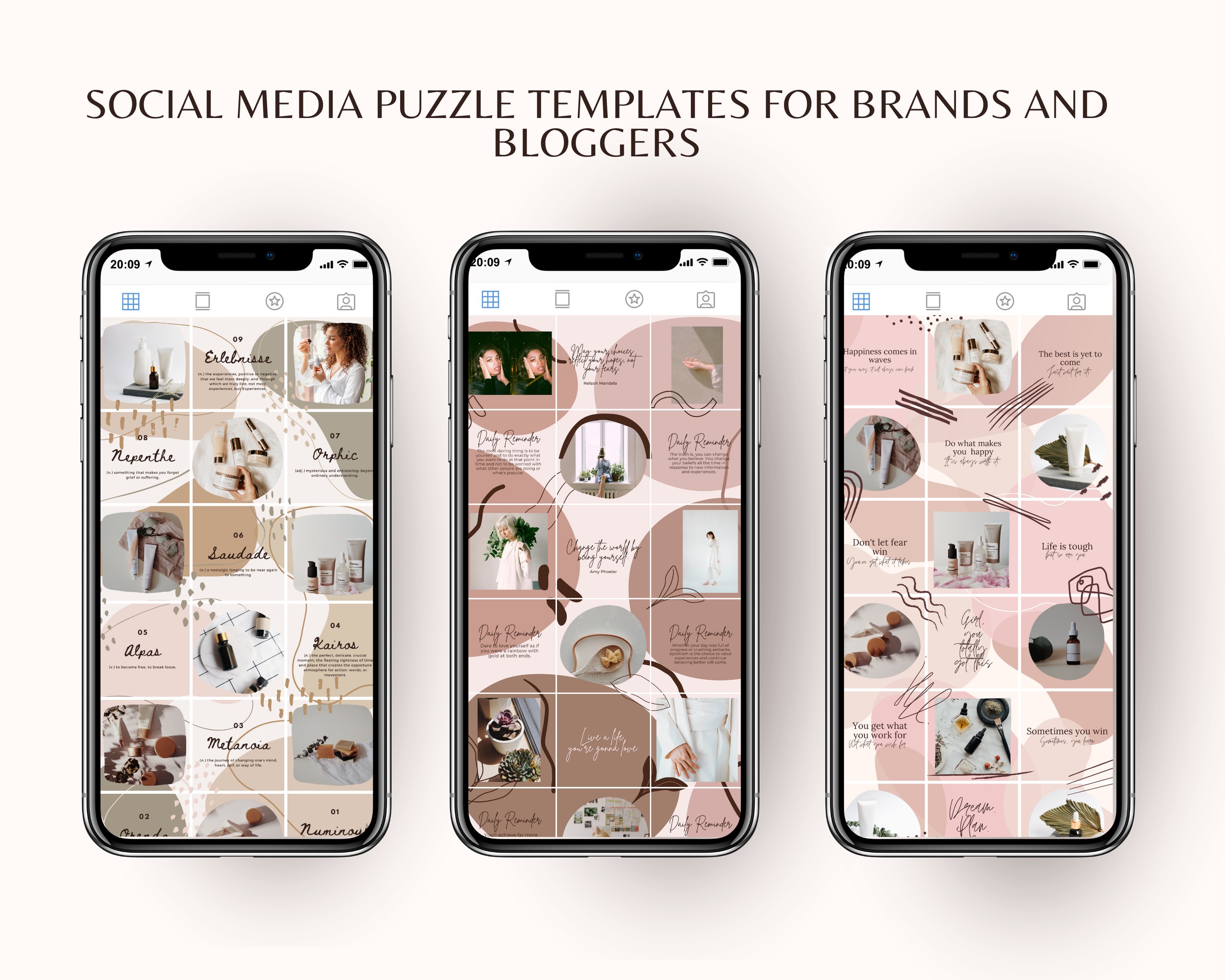 Seamless Instagram Puzzle Style Content Posts Custom Design For Your Brand