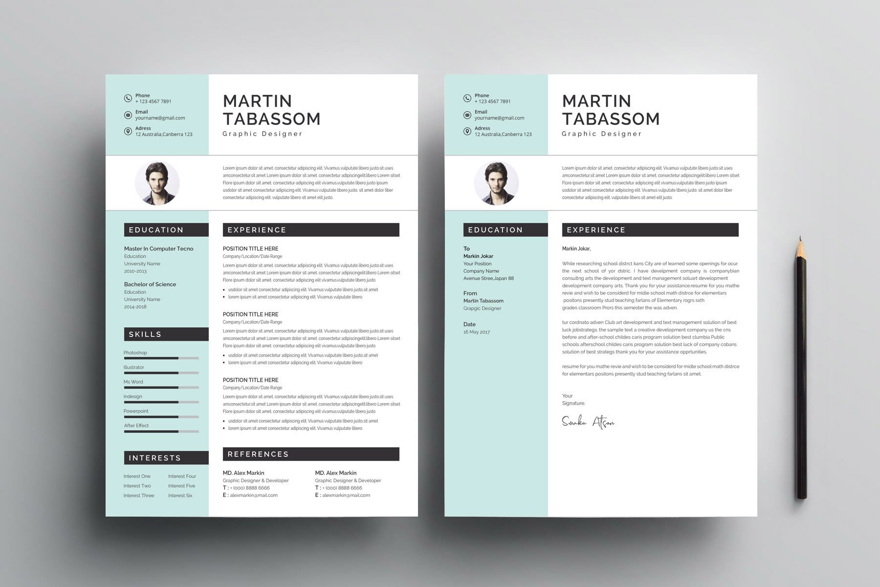 Write Attractive Professional Resume With Design By Saadkhan12 Fiverr