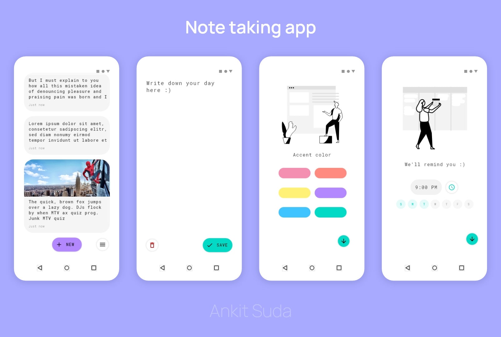 Make a note taking app for you using firebase by Ankit_suda | Fiverr