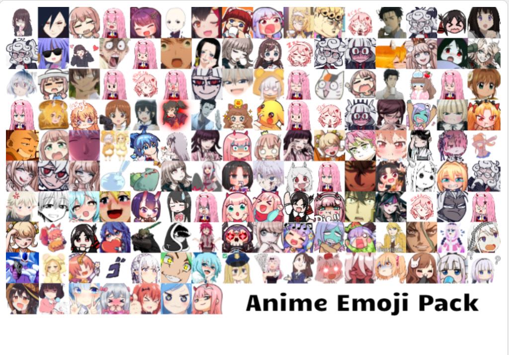 Give you anime emoji pack for discord by Vladro271 | Fiverr