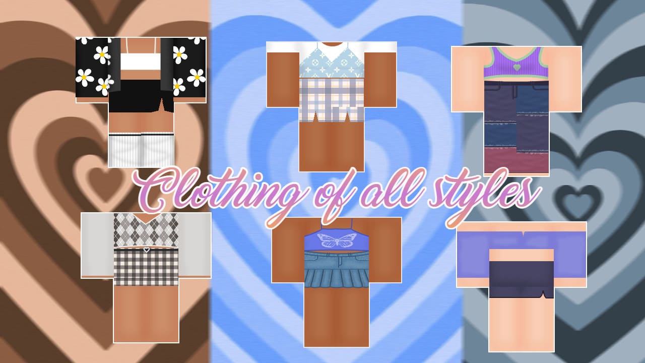 make aesthetic roblox clothing for you