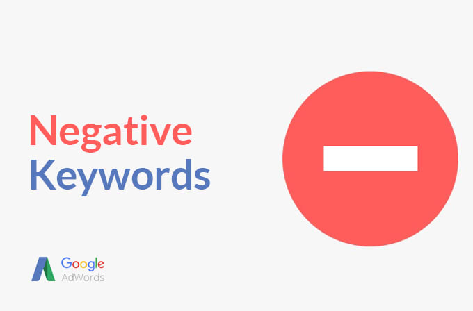 Add negative keywords to your google, bing ppc campaigns by