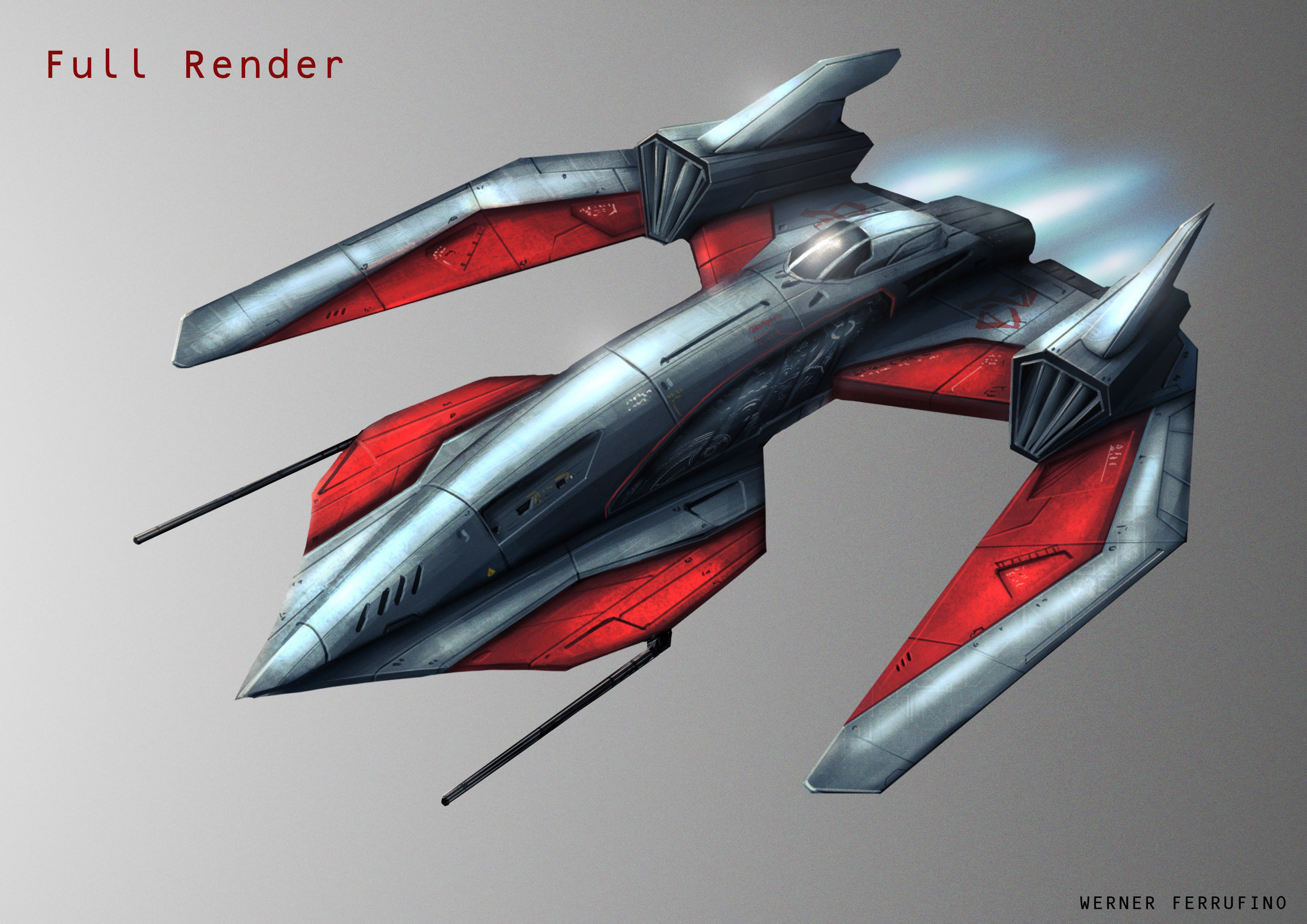 Create spaceship concept art for you by Wferr22 | Fiverr