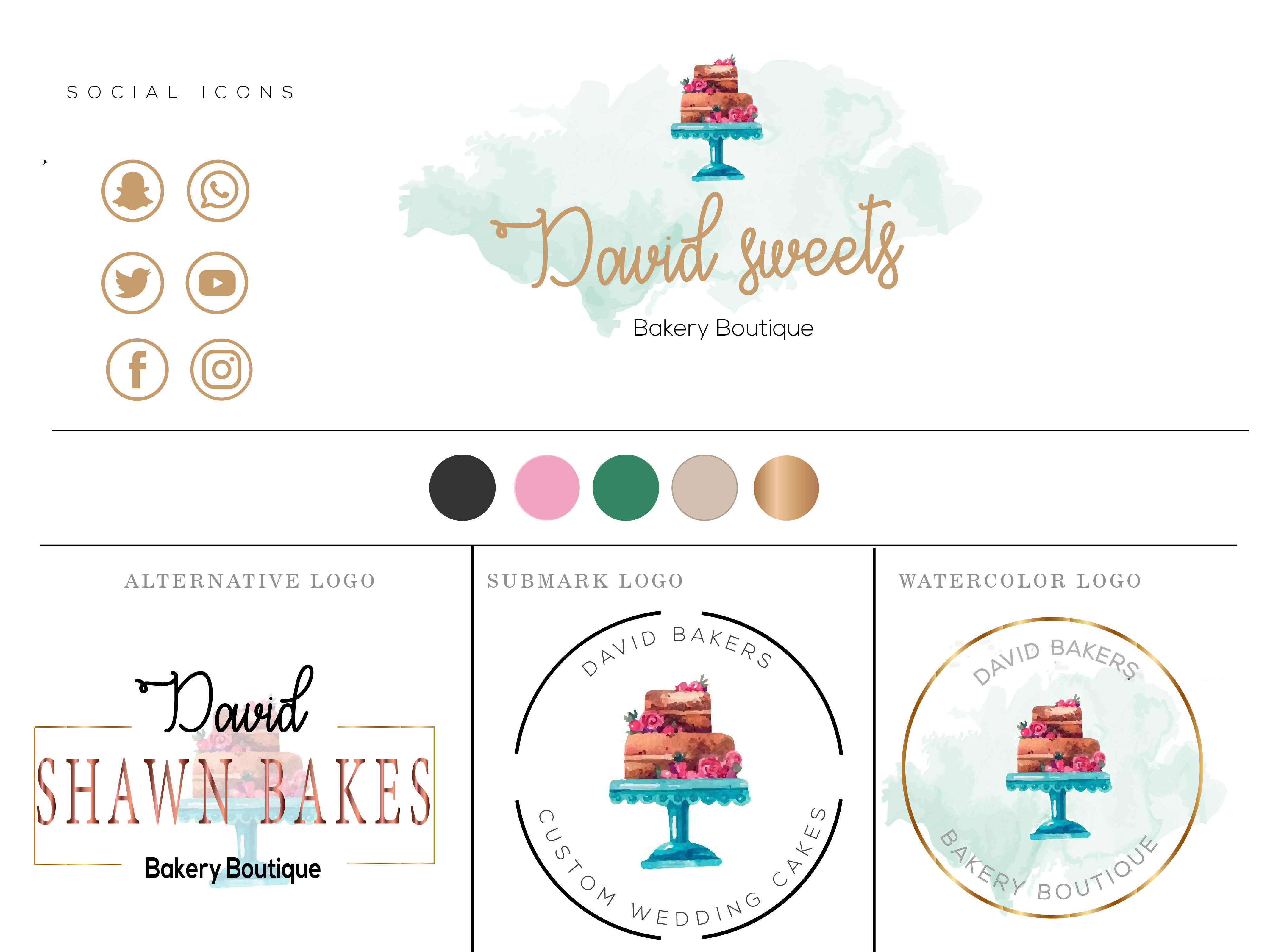 Design Cake Business Sweets Cookies And Bakery Logo By Syedsuleman10 Fiverr