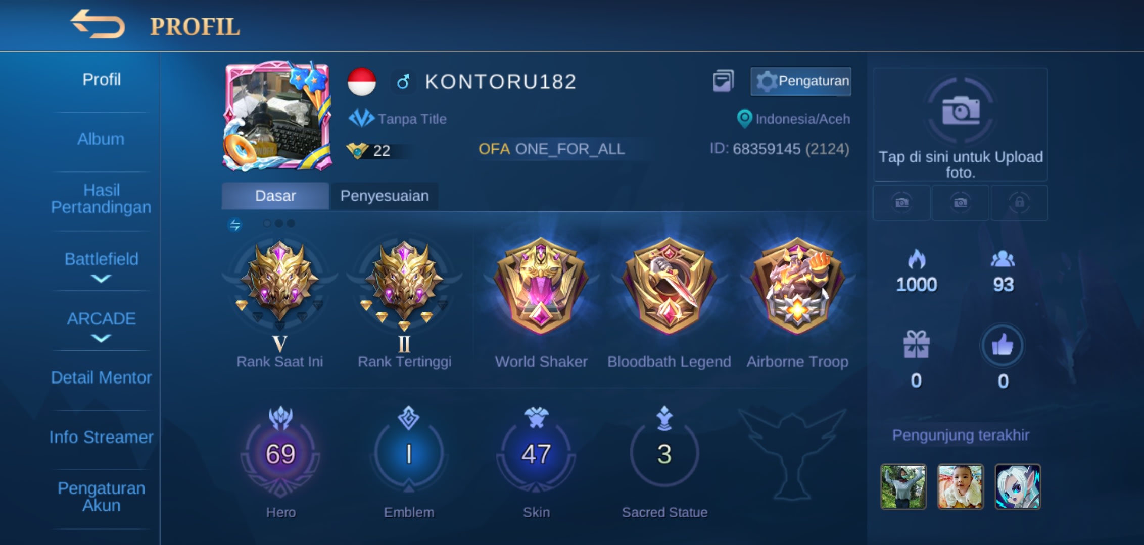 Push Your Rank Mobile Legend To Epic Legend And Mythic By Wingkygaming Fiverr