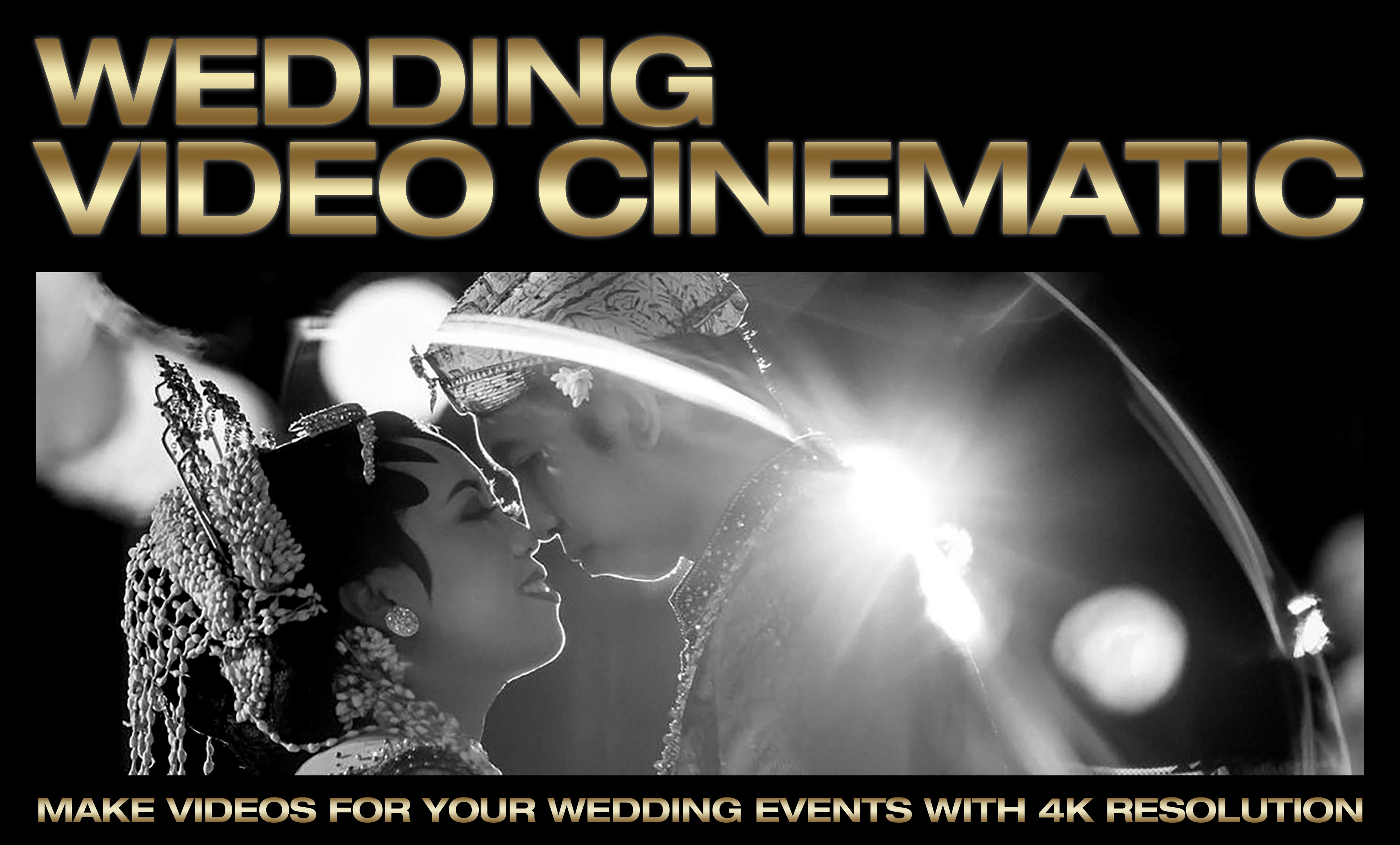 Edit exclusive wedding video with elegant 4k cinematic film by Saufyamos |  Fiverr