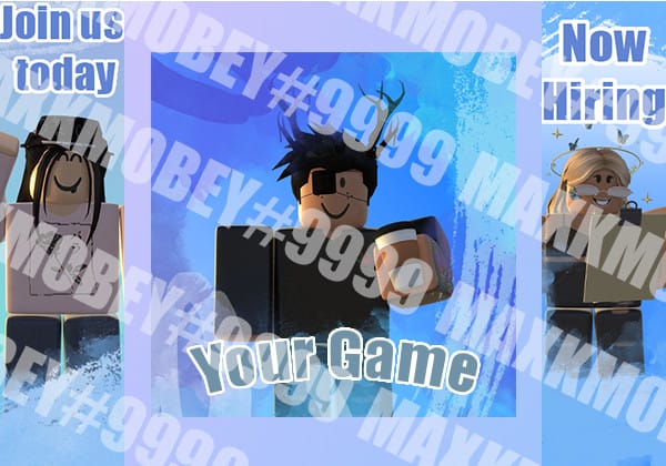 Make You A Roblox Gfx Ad Group Or Game Icon By Spidermax89 Fiverr - roblox event icon