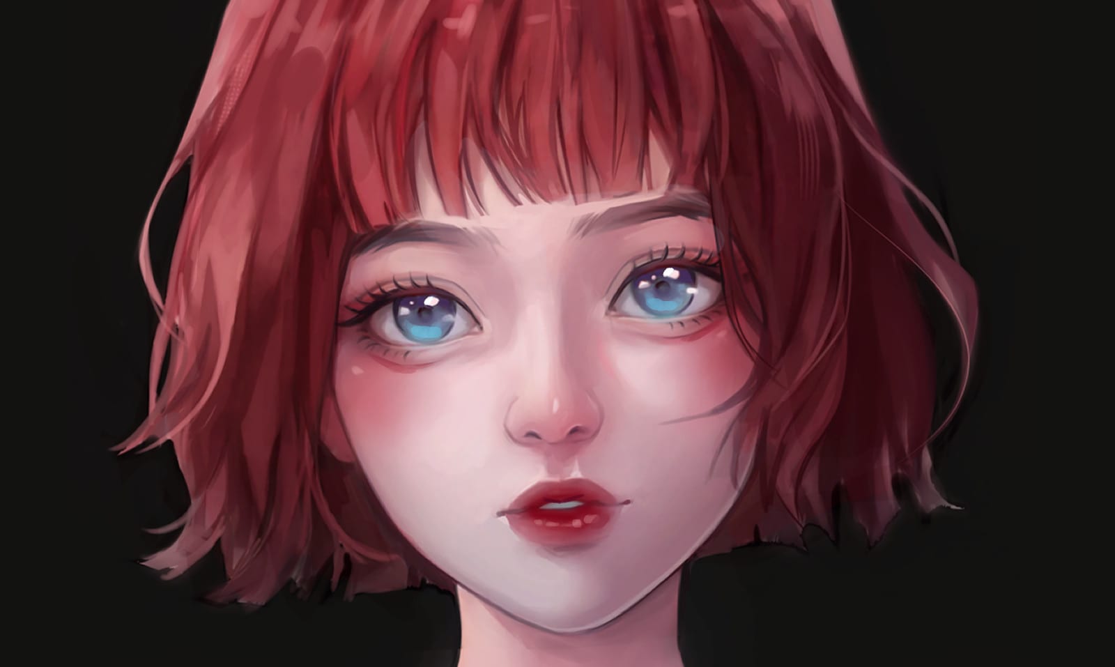 Digital Art Anime Girl by MIKALish on DeviantArt