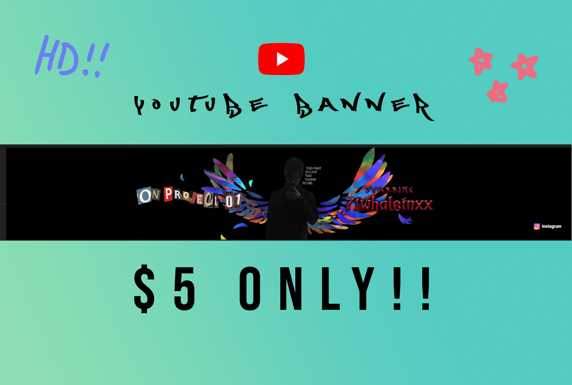 Create Awesome Youtube Banner And Logo For Your Channel By Whalien71xx Fiverr