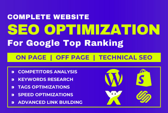 do website on page SEO optimization service for google top ranking