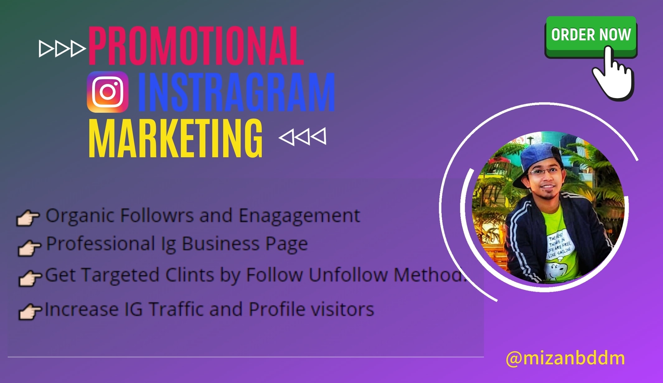 Do Promotional Instagram Marketing With White Hat Method By Mizanbddm Do Promotional Instagram Marketing With White Hat Method By Mizanbddm
