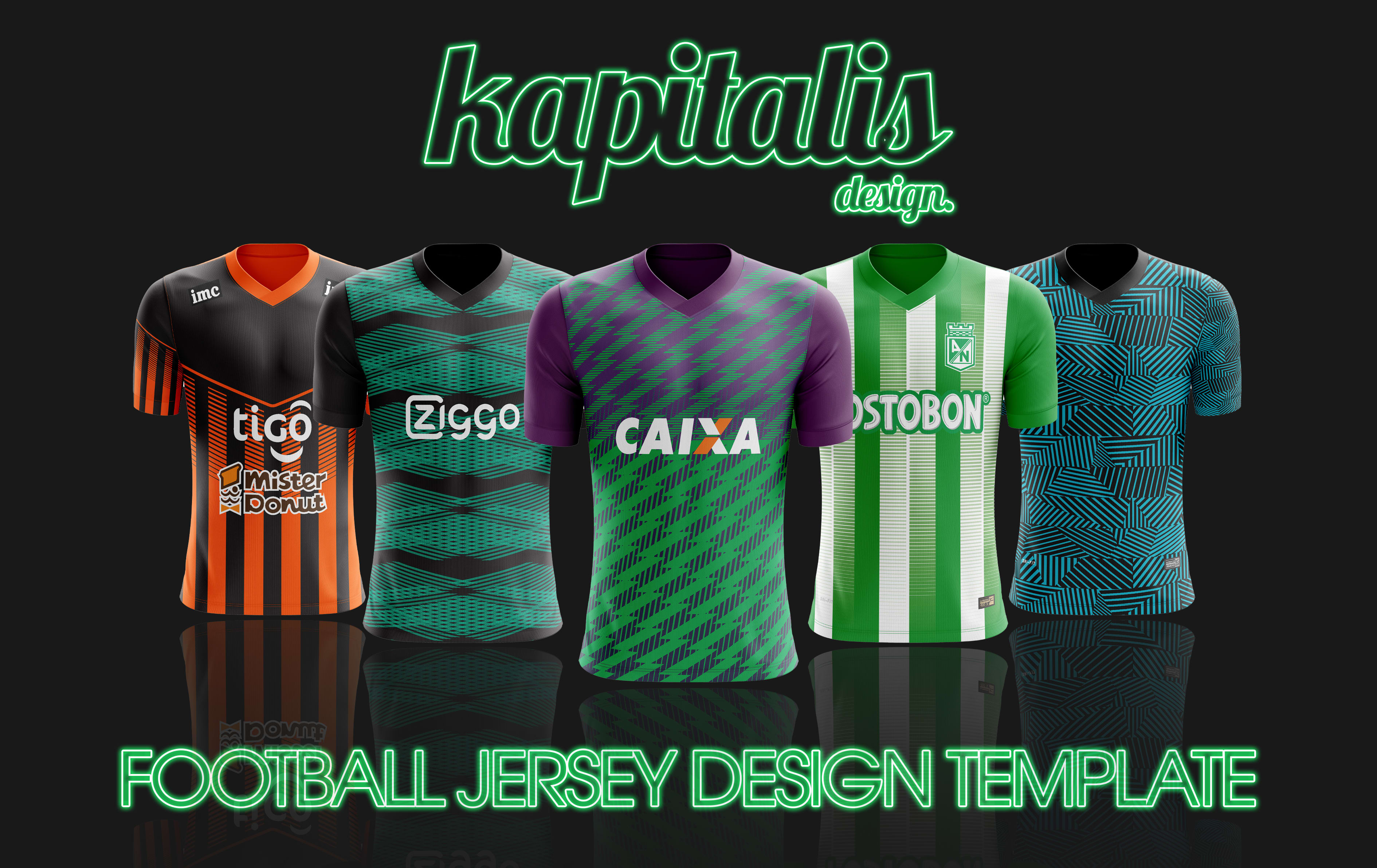 Plantillas de camisetas de online fútbol para corel draw