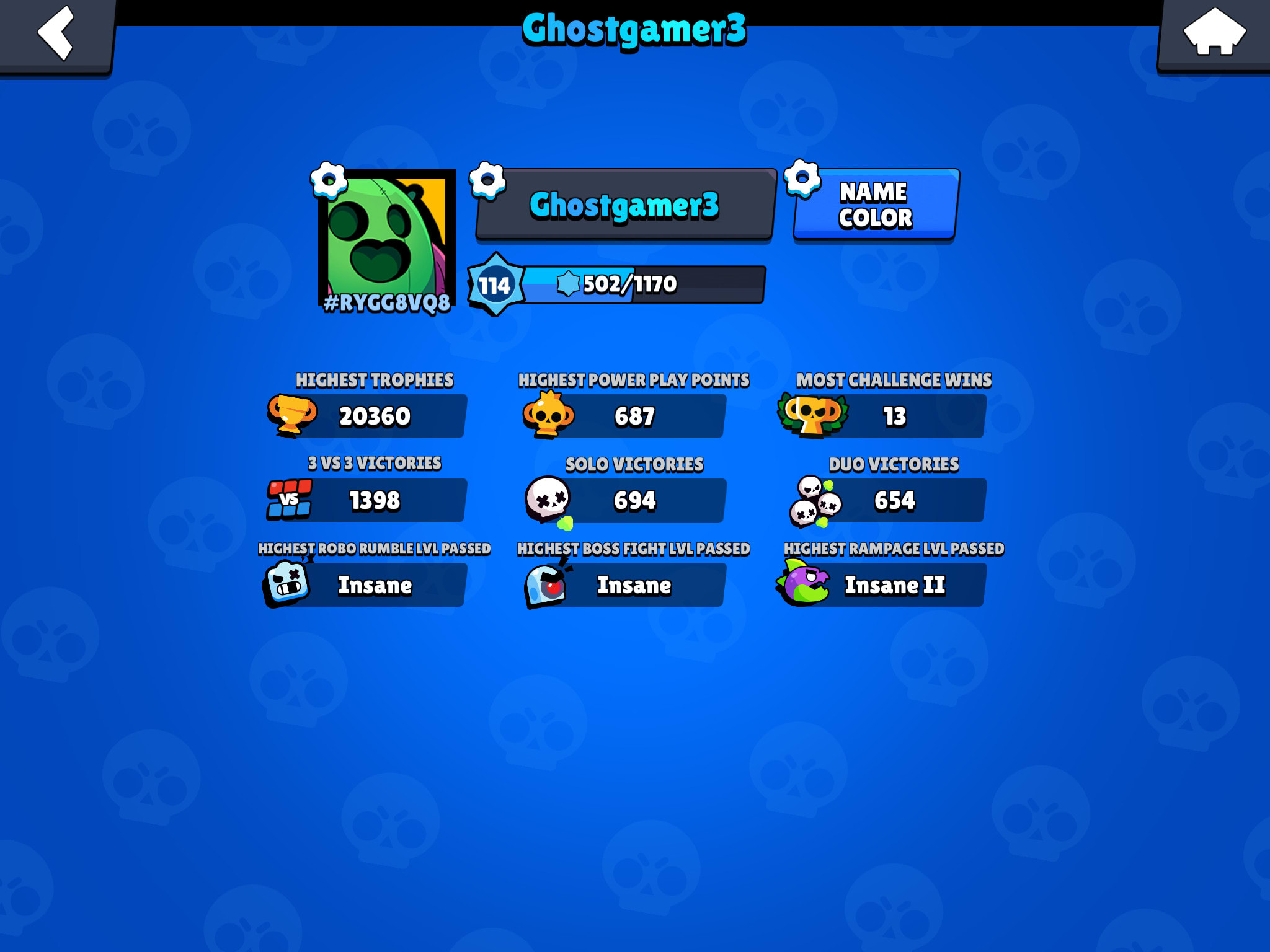 Let You Choose My Brawl Stars Account Name By Ghostgamer3bs